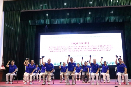 Phát huy hiệu quả Dự án “Hỗ trợ dự phòng chăm sóc sức khỏe người cao tuổi ứng phó với già hóa dân số áp dụng mô hình Tsuyama”
