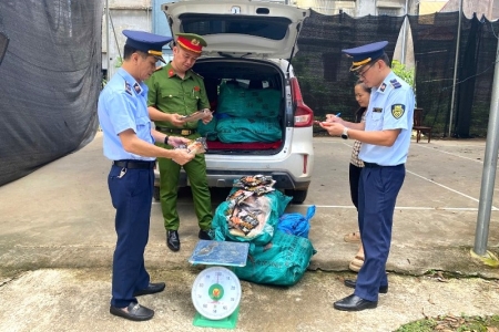 Lạng Sơn tạm giữ 500 túi xúc xích không rõ nguồn gốc