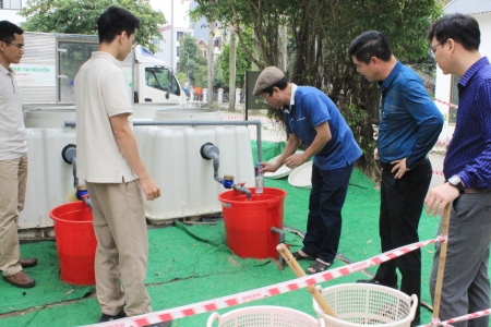 Bắc Ninh: Thử nghiệm công nghệ xử lý nước thải NAO tại phường Bắc Giang