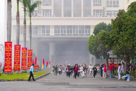 Diễn tập phương án chữa cháy và cứu nạn, cứu hộ cấp thành phố năm 2025