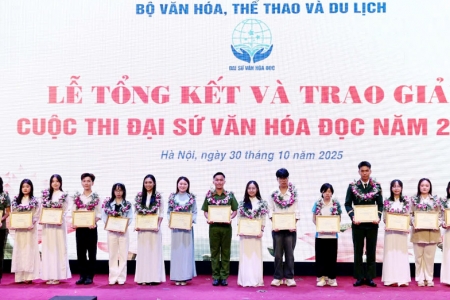 Bắc Ninh giành 10 giải thưởng tại cuộc thi Đại sứ Văn hóa đọc toàn quốc