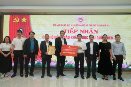 Sabeco đóng góp 1 tỷ đồng hỗ trợ khắc phục thiệt hại sau bão lũ cho người dân tại Nghệ An và Hà Tĩnh