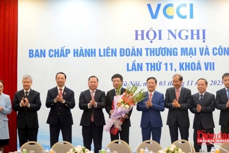 Ông Hồ Sỹ Hùng được bầu giữ chức Chủ tịch VCCI nhiệm kỳ 2021-2026