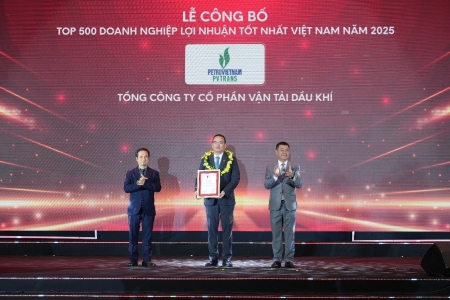 PVTrans - Top 50 doanh nghiệp lợi nhuận xuất sắc Việt Nam năm 2025