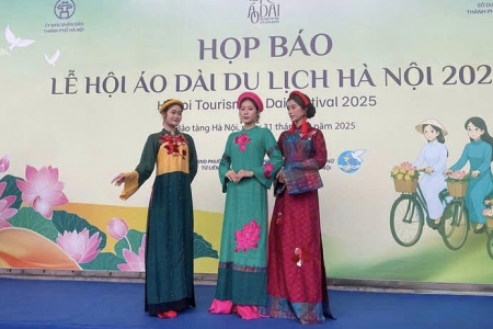Lễ hội Áo dài Du lịch Hà Nội 2025: Tôn vinh di sản văn hóa và quảng bá hình ảnh Thủ đô