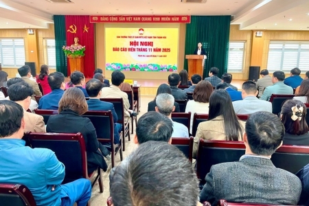 Thanh Hóa tổ chức hội nghị Báo cáo viên tháng 11 năm 2025