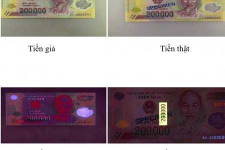 Cảnh báo tiền giả 200.000 đồng lưu hành tại Cao Bằng