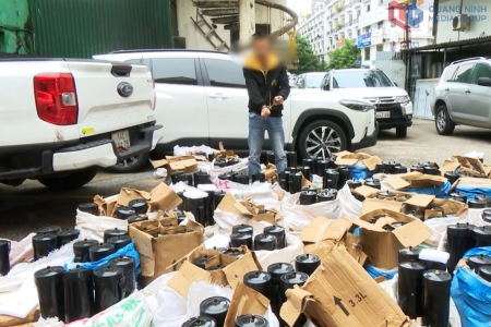 Công an tỉnh Quảng Ninh triệt phá đường dây mua bán, vận chuyển khí cười