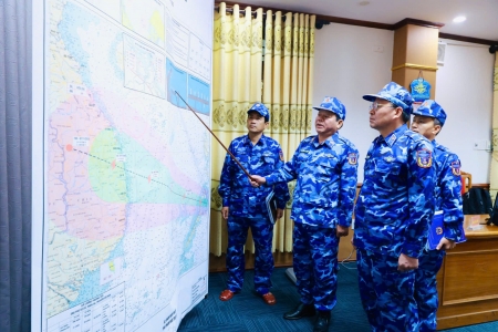 Vùng Cảnh sát biển 2: Sẵn sàng ứng phó với bão số 13