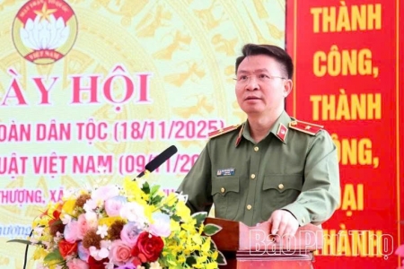 Phú Thọ: Tưng bừng Ngày hội Đại đoàn kết toàn dân tộc tại thôn Sấu Thượng