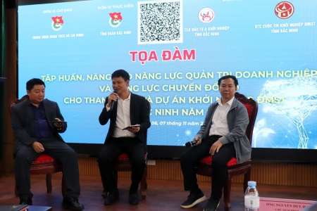 Bắc Ninh: Nâng cao năng lực quản trị và chuyển đổi số cho thanh niên khởi nghiệp