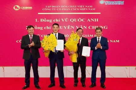 Casumina công bố quyết định bổ nhiệm hai Phó Tổng giám đốc