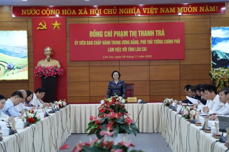 Phó Thủ tướng Phạm Thị Thanh Trà gợi mở 7 nhóm nhiệm vụ trọng tâm cho Lào Cai