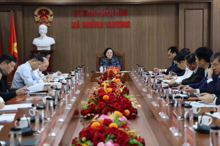 Phó Thủ tướng Phạm Thị Thanh Trà kiểm tra hoạt động chính quyền địa phương 2 cấp tại xã Mường Khương, Lào Cai