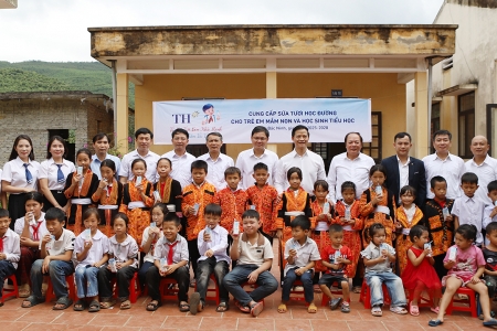 Bắc Ninh: Triển khai Chương trình sữa học đường giai đoạn 2025-2030 tại điểm trường xã Tuấn Đạo