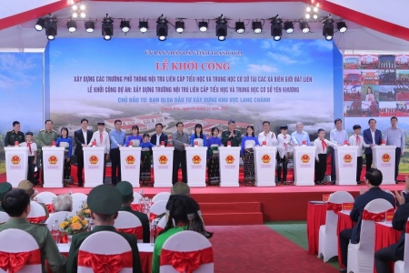 Thủ tướng Chính phủ dự Lễ khởi công Trường nội trú liên cấp Tiểu học và THCS Yên Khương
