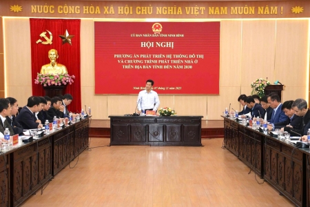Ninh Bình xây dựng phương án phát triển hệ thống đô thị và nhà ở đến năm 2030
