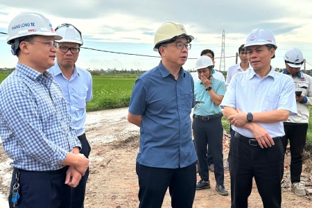 EVNNPT tập trung nguồn lực, đẩy nhanh tiến độ Dự án đường dây 500kV Hải Phòng – Thái Bình