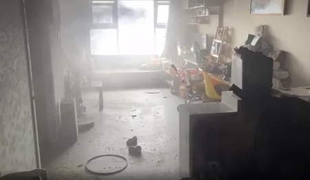 Cháy căn hộ tại một chung cư trên địa bàn TP. HCM