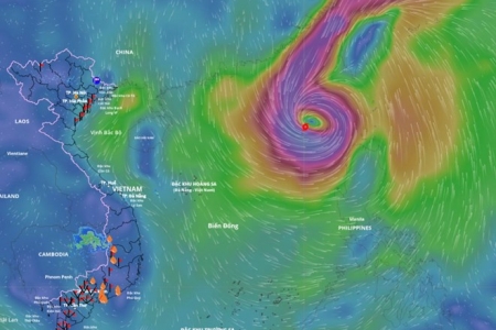Cảnh báo thời tiết xấu do bão số 14 Fung-wong trong 48 giờ tới