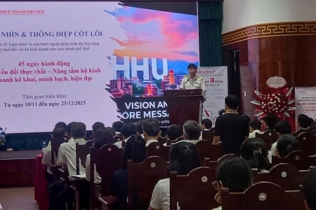 Huế: Chiến dịch “45 ngày cao điểm chuyển đổi mô hình từ thuế khoán sang kê khai đối với hộ kinh doanh”