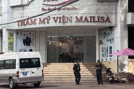 Công an có mặt tại thẩm mỹ Mailisa ở TP. HCM và nhiều tỉnh, thành
