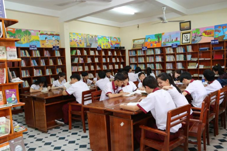 Không gian đọc trong trường học - Khi văn hóa đọc trở lại với học sinh Hà Nội