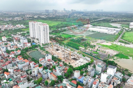 Dự án Ruby Park ở Phúc Lợi bị Sở Xây dựng Hà Nội yêu cầu khắc phục vi phạm trong thi công