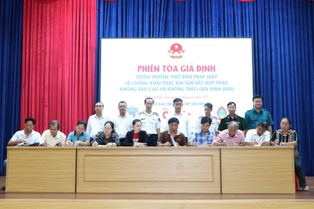 Đưa phiên tòa giả định về IUU đến gần ngư dân Thành phố Hồ Chí Minh