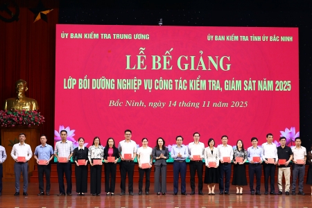 Bắc Ninh: Bồi dưỡng kiến thức chuyên sâu về công tác kiểm tra, giám sát