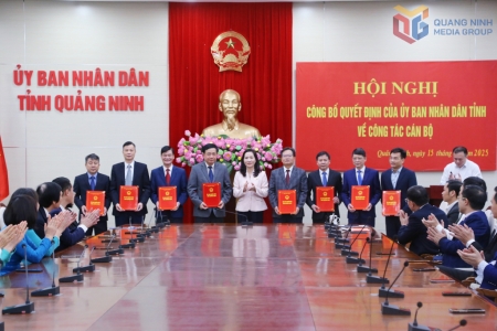 Quảng Ninh công bố các quyết định về công tác cán bộ