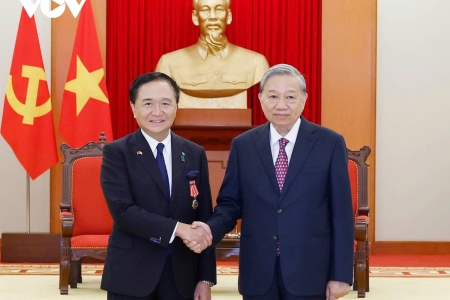 Tổng Bí thư Tô Lâm tiếp Thống đốc tỉnh Kanagawa, Nhật Bản