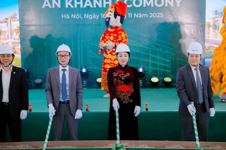 Lễ khởi công An Khánh Ecomony: Tâm điểm sống xanh và đầu tư phía Tây Thủ đô