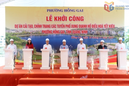 Quảng Ninh khởi công Dự án cải tạo, chỉnh trang các tuyến phố xung quanh hồ điều hòa Yết Kiêu