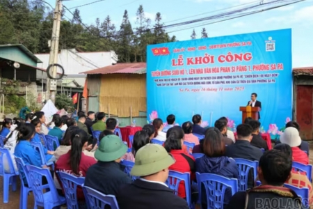 Sa Pa triển khai nâng cấp hai tuyến đường trong các ngõ xóm và tổ dân phố