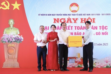 Chủ tịch nước Lương Cường: Xã Gò Nổi lấy người dân làm trung tâm, là động lực phát triển