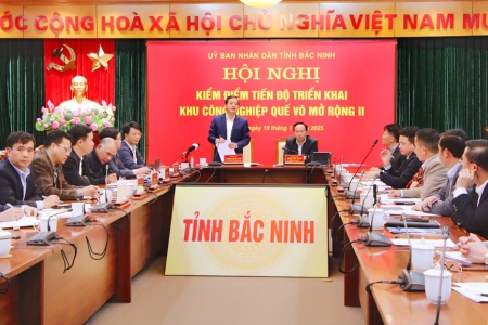 Bắc Ninh: Tháo gỡ vướng mắc, đẩy nhanh tiến độ dự án hạ tầng Khu công nghiệp Quế Võ mở rộng 2