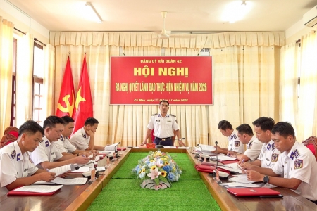 Đảng ủy Hải đoàn 42 ra Nghị quyết lãnh đạo thực hiện nhiệm vụ năm 2026