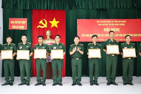 Hoàn thành diễn tập chiến thuật cấp Đồn Biên phòng năm 2025