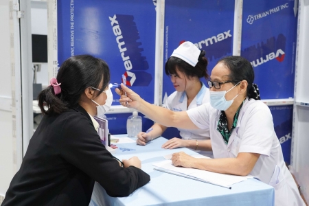 THACO Chu Lai tổ chức khám sức khỏe định kỳ cho hơn 13.400 cán bộ, nhân viên