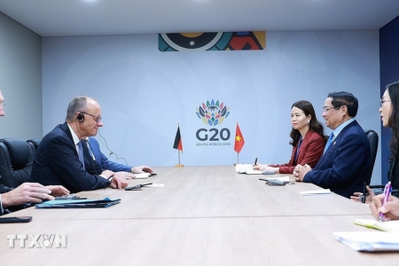 Thủ tướng gặp người đồng cấp Đức, Ai Cập và Na Uy