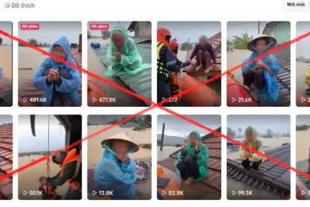 Cảnh giác tin giả về mưa lũ miền Trung