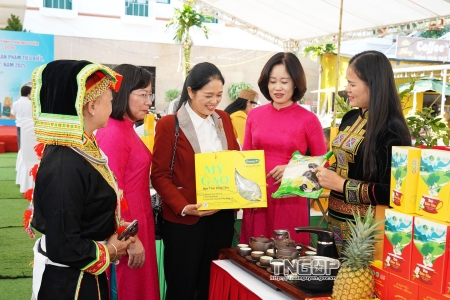 Thái Nguyên: “Trưng bày, giới thiệu và kết nối, tiêu thụ sản phẩm tiêu biểu, nông sản an toàn, sản phẩm OCOP”