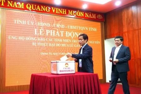 Quảng Trị phát động ủng hộ đồng bào miền Trung, Tây Nguyên bị thiệt hại do mưa lũ