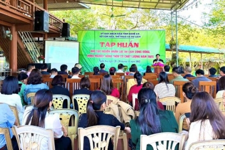 Nghệ An khởi động đào tạo nguồn nhân lực du lịch cộng đồng chất lượng cao năm 2025