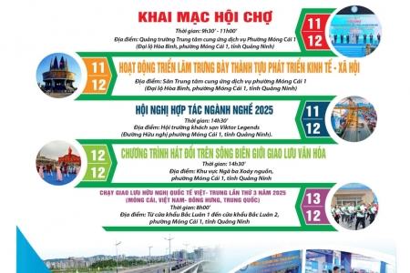 Từ ngày 11 - 15/12 sẽ diễn ra Hội chợ Thương mại và Du lịch quốc tế Việt - Trung năm 2025