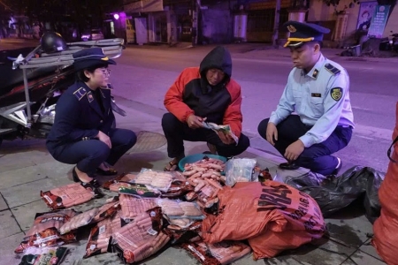 Tuyên Quang: Xử phạt 8 triệu đồng, tịch thu 120kg lạp xưởng không rõ nguồn gốc