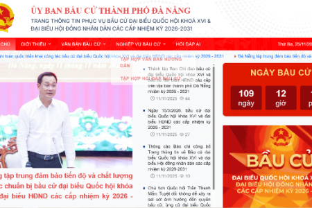 Đà Nẵng: Ra mắt Trang tin điện tử của Ủy ban bầu cử