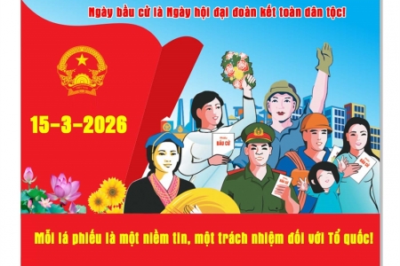 Thái Nguyên tuyên truyền bầu cử đại biểu Quốc hội khóa XVI và đại biểu HĐND các cấp nhiệm kỳ 2026 - 2031