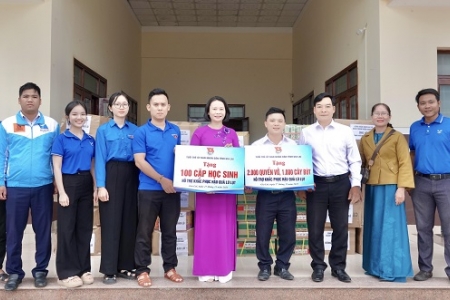 Gia Lai: 10.000 cơ số thuốc và hàng hoá trị giá gần 3,5 tỷ đồng của Bidiphar hỗ trợ đồng bào vùng bão lũ